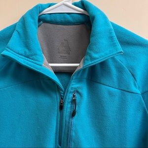 Eddie Bauer First Ascent Womens Polar Fleece 1/4 zip pullover sweater jacket M